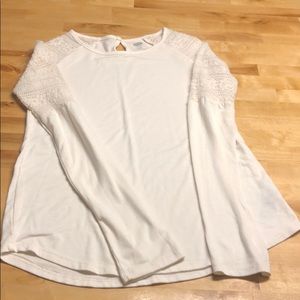 White long sleeved shirt